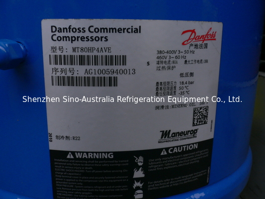 密閉圧縮機を交換する圧縮機6.7HPを交換するMT80 Danfoss Maneurop