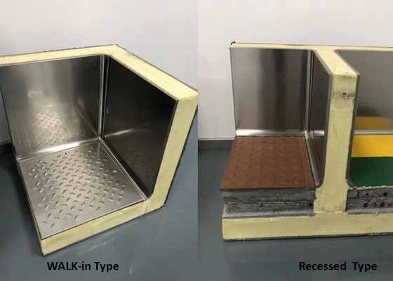 42KG/M3シーフードの風邪およびフリーザー部屋1.0mmの1.5mm鋼鉄フルーツの低温貯蔵部屋